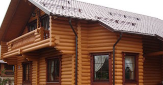 Строительство дома из оцилиндрованного бревна в слободском - от 133614 рублей